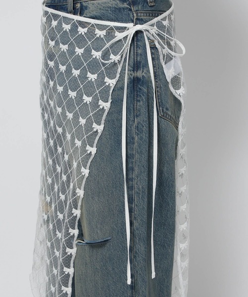 LOWRYS FARM(ローリーズファーム)の「レイヤードリボンラップベルト 132612(ベルト・レディース・ホワイト/ブラック・FREE)」の19枚目の写真