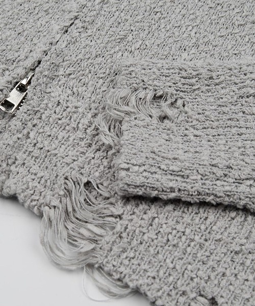 3.3 Field Trip (3.3フィールドトリップ)の「3.3 Field Trip/ダメージサマーフーディー(パーカー・レディース・アイボリー/グレー・FREE)」の4枚目の写真