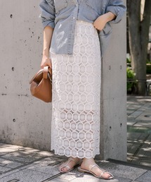 RIVE DROITE | レースマキシタイトスカート(スカート)