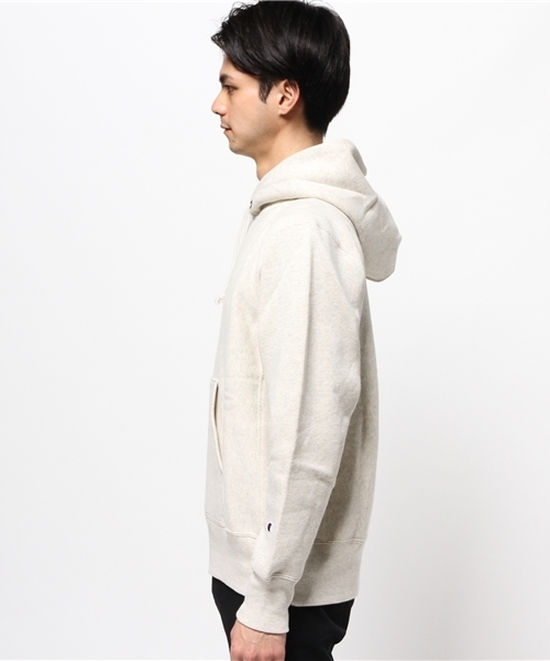 Champion（チャンピオン）の「【Ciaopanic】【Champion】　ReverseWeavePulloverH（パーカー・メンズ・グレー/ブラック/アイボリー・LARGE/MEDIUM）」の8枚目の写真