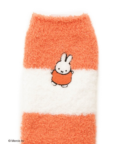 gelato pique(ジェラートピケ)の「【Dick Bruna】ベビモコボーダーソックス(ソックス/靴下・レディース・ピンク/オレンジ/ライトブルー/ブルー・FREE)」の6枚目の写真
