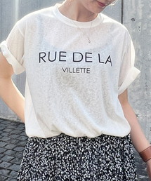 Rouge vif Anna | ビットシアーロゴTシャツ(Tシャツ/カットソー)