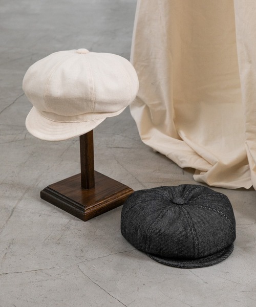 Mighty Shine(マイティシャイン)の「Organic Cotton Casquette(キャスケット・メンズ・アイボリー/ブラック・L/M)」の3枚目の写真