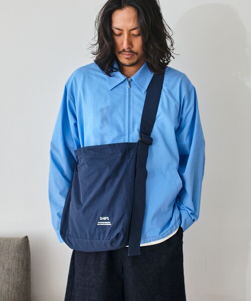 SHIPS（シップス）の「【WEB限定】SHIPS: COPYRIGHT ロゴ 60/40クロス ミニ ショルダー バッグ（ショルダーバッグ・メンズ・ブラック/ネイビー・ONE SIZE）」の19枚目の写真