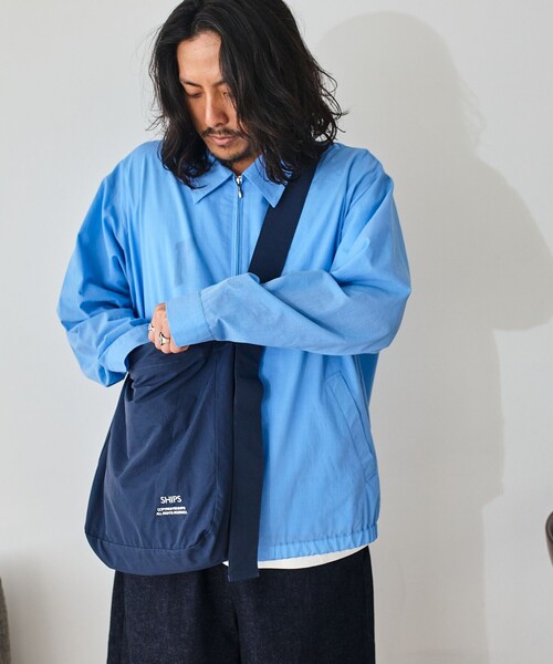 SHIPS（シップス）の「【WEB限定】SHIPS: COPYRIGHT ロゴ 60/40クロス ミニ ショルダー バッグ（ショルダーバッグ・メンズ・ブラック/ネイビー・ONE SIZE）」の20枚目の写真