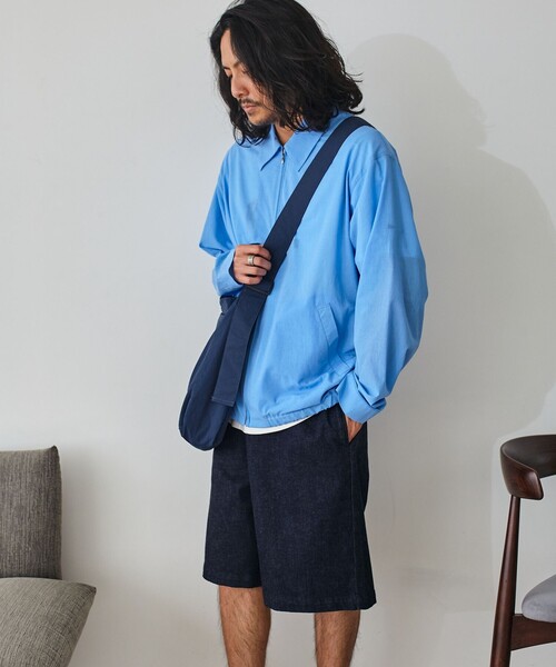 SHIPS（シップス）の「【WEB限定】SHIPS: COPYRIGHT ロゴ 60/40クロス ミニ ショルダー バッグ（ショルダーバッグ・メンズ・ブラック/ネイビー・ONE SIZE）」の12枚目の写真