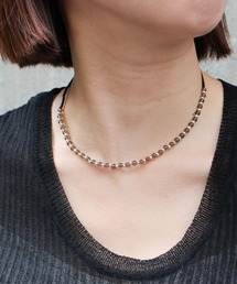 sfy（スフィ）の「マットクリスタルビーズネックレス/crystal quartz（ネックレス）」