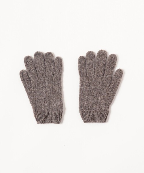 BEAMS BOY（ビームスボーイ）の「手編み フラワー刺繍 グローブ（手袋・レディース・ブラック/チャコールグレー/オフホワイト・ONE SIZE）」の12枚目の写真