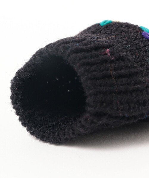 BEAMS BOY（ビームスボーイ）の「手編み フラワー刺繍 グローブ（手袋・レディース・ブラック/チャコールグレー/オフホワイト・ONE SIZE）」の19枚目の写真