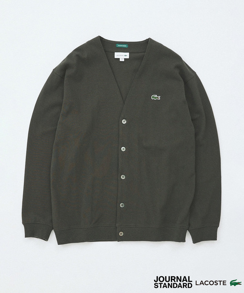 LACOSTE エクスクルーシブエディション ブラック カーディガン 36 LACOSTE エクスクルーシブエディション ブラック カーディガン