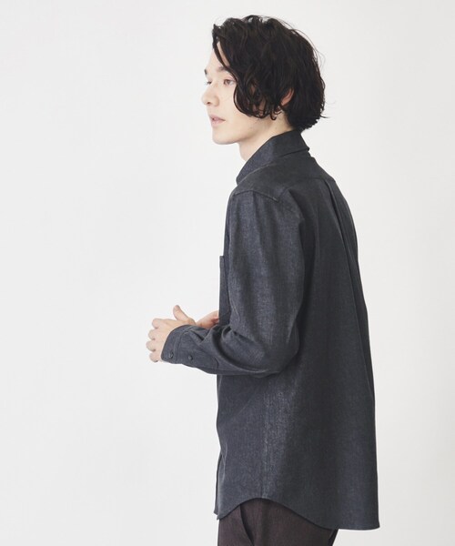 JUN AND ROPÉ ブラック シャツ　新品未使用　即日発送 ADAM ET ROPE' ブラウス シャツ 「再入荷・新色追加