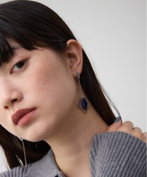 アクリル×メタルアシンメトリーピアス