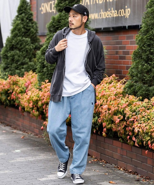 U.S. POLO ASSN.（ユーエスポロアッスン）の「新色追加 U.S. POLO ASSN. ユーエスポロアッスン デニム・TCツイルバルーンパンツ（デニムパンツ・メンズ・ブラック系/ベージュ/サックスブルー/ブルー/ブラック/オリーブ/カーキ/ワンウォッシュ・S/M/L/LL）」の16枚目の写真