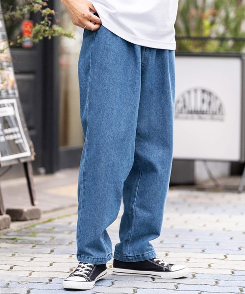 U.S. POLO ASSN.（ユーエスポロアッスン）の「新色追加 U.S. POLO ASSN. ユーエスポロアッスン デニム・TCツイルバルーンパンツ（デニムパンツ・メンズ・ブラック系/ベージュ/サックスブルー/ブルー/ブラック/オリーブ/カーキ/ワンウォッシュ・S/M/L/LL）」の18枚目の写真