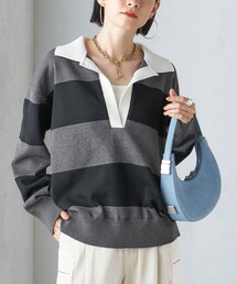 WRAPINKNOT | 【SHIPS別注】WRAPINKNOT:ラガー ニット(ニット/セーター)