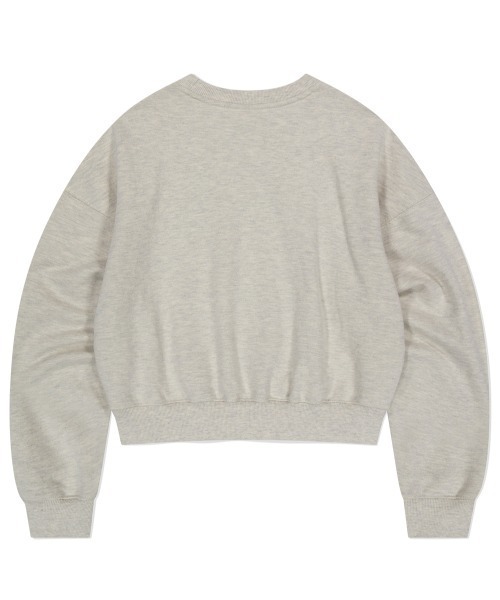 MAHAGRID（マハグリッド）の「『mahagrid/マハグリッド』 SWEET SOUND CROP SWEATSHIRT/スウィートサウンド クロップ スウェットシャツ（スウェット・レディース・アイボリー/ネイビー・FREE）」の15枚目の写真