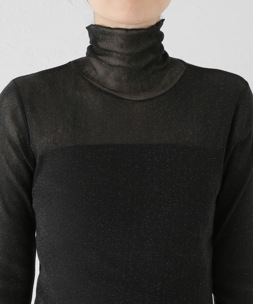 VERMEIL par iena(ヴェルメイユパーイエナ)の「fine cotton チュールシアタートル(Tシャツ/カットソー・レディース・ブラック/アイボリー・FREE)」の19枚目の写真