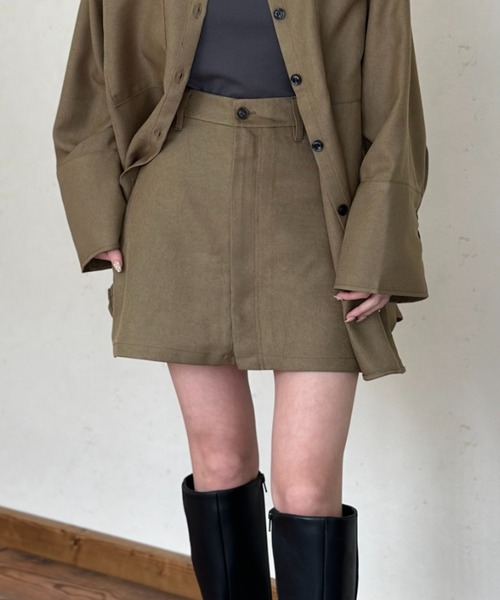 【Courreges】Ellipse ツイル ミニスカート Courreges】Ellipse ツイル ミニスカート