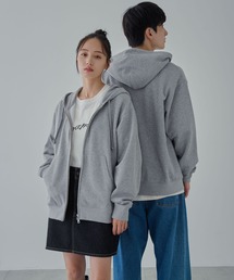 WEGO | WEGO/【24年秋冬新作】リラックスフィットダブルZIPパーカー(スウェット)