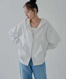 WEGO | WEGO/【24年秋冬新作】リラックスフィットダブルZIPパーカー(スウェット)