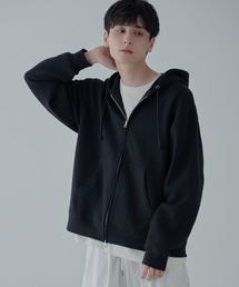 WEGO | WEGO/【24年秋冬新作】リラックスフィットダブルZIPパーカー(スウェット)