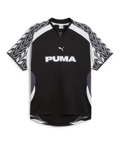 PUMA(プーマ)の「PUMA プーマ ユニセックス フットボール 半袖 Tシャツ(Tシャツ/カットソー・メンズ・ブルー/ブラック系その他・SMALL/X-LARGE/MEDIUM/LARGE/X-SMALL/XX-LARGE)」の2枚目の写真
