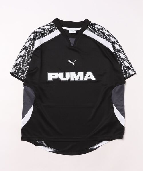 PUMA(プーマ)の「PUMA プーマ ユニセックス フットボール 半袖 Tシャツ(Tシャツ/カットソー・メンズ・ブルー/ブラック系その他・SMALL/X-LARGE/MEDIUM/LARGE/X-SMALL/XX-LARGE)」の5枚目の写真