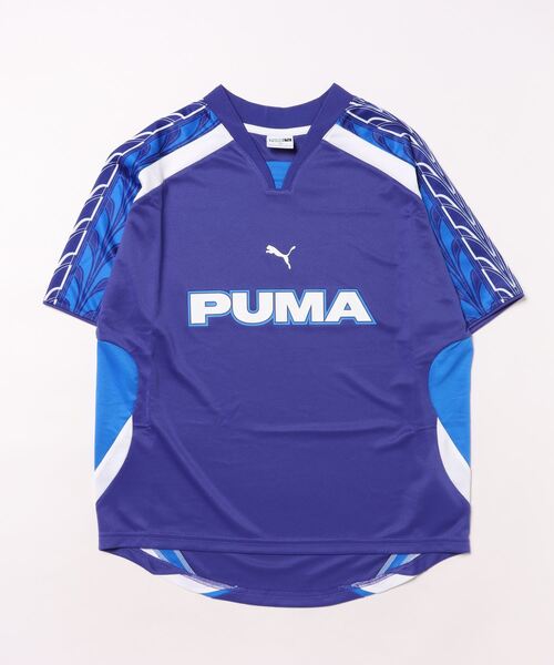 PUMA(プーマ)の「PUMA プーマ ユニセックス フットボール 半袖 Tシャツ(Tシャツ/カットソー・メンズ・ブルー/ブラック系その他・SMALL/X-LARGE/MEDIUM/LARGE/X-SMALL/XX-LARGE)」の6枚目の写真