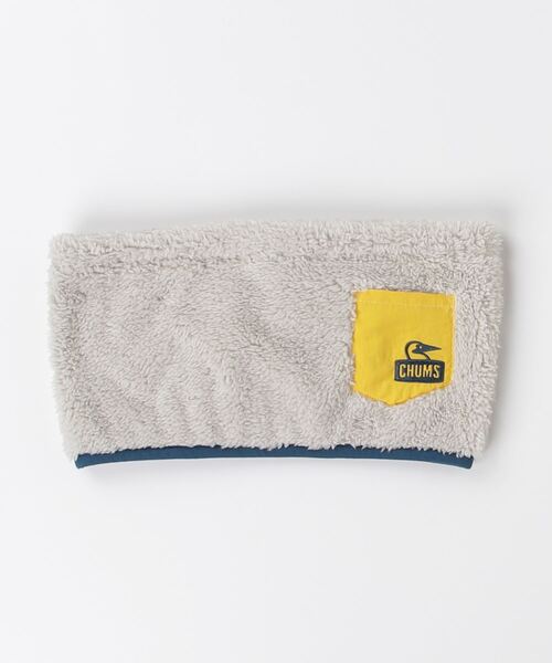 CHUMS（チャムス）の「CHUMS/チャムス　ボンディング フリース ネックウォーマー　Bonding Fleece Neck Warmer（ネックウォーマー/スヌード・メンズ・ベージュ/オリーブ/ブラック/ライトグレー・FREE）」の12枚目の写真