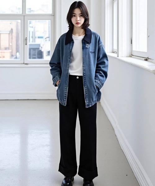 新品　タグ付き★Mal. オリジナル　デニム　ジャケット　rerere さん 新品タグ付き☆Mal. オリジナルデニムジャケットrerere さん