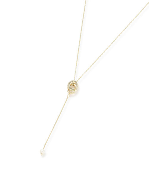 NATURAL BEAUTY BASIC(ナチュラルビューティーベーシック)の「WリングYネックレス(ネックレス・レディース・シルバー/ゴールド・フリ-)」の9枚目の写真