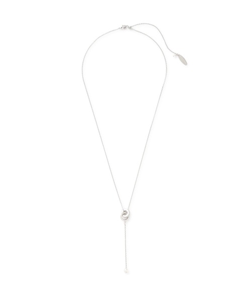 NATURAL BEAUTY BASIC(ナチュラルビューティーベーシック)の「WリングYネックレス(ネックレス・レディース・シルバー/ゴールド・フリ-)」の1枚目の写真