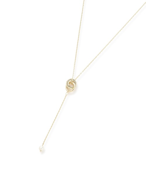 NATURAL BEAUTY BASIC(ナチュラルビューティーベーシック)の「WリングYネックレス(ネックレス・レディース・シルバー/ゴールド・フリ-)」の6枚目の写真