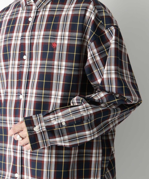 POLO BCS（ポロ ビーシーエス）の「【POLO BCS/ポロ・ビーシーエス】オーバーサイズチェックシャツ（シャツ/ブラウス・メンズ・グリーン系その他/ブルー系その他・MEDIUM/LARGE）」の18枚目の写真