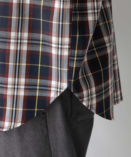 POLO BCS（ポロ ビーシーエス）の「【POLO BCS/ポロ・ビーシーエス】オーバーサイズチェックシャツ（シャツ/ブラウス・メンズ・グリーン系その他/ブルー系その他・MEDIUM/LARGE）」の19枚目の写真