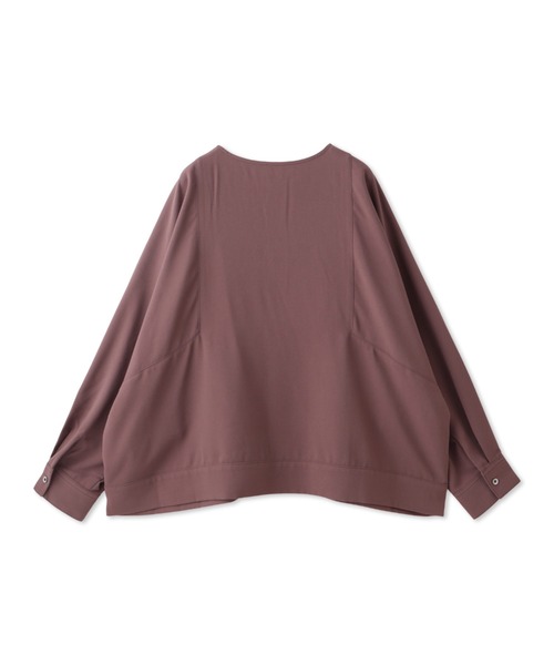 MAYSON GREY(メイソングレイ)の「パネル切替ドルマンブラウス≪洗濯機で洗える≫(シャツ/ブラウス・レディース・オフホワイト/チャコールグレー/ボルドー・M)」の4枚目の写真