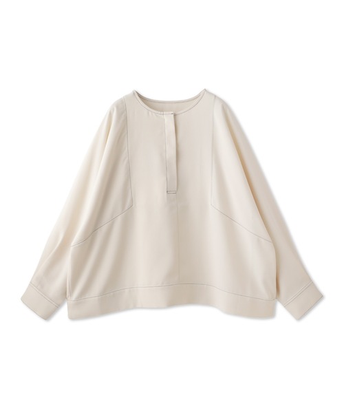 MAYSON GREY(メイソングレイ)の「パネル切替ドルマンブラウス≪洗濯機で洗える≫(シャツ/ブラウス・レディース・オフホワイト/チャコールグレー/ボルドー・M)」の13枚目の写真