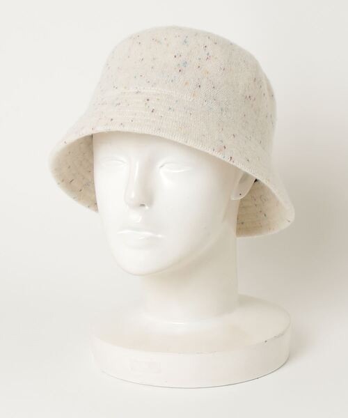 Sense of Grace（センスオブグレース）の「縮絨サーモニット　バケットハット（ハット・メンズ・グレー/アイボリー・FREE）」の5枚目の写真
