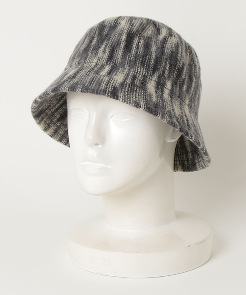 Sense of Grace（センスオブグレース）の「縮絨サーモニット　バケットハット（ハット・メンズ・グレー/アイボリー・FREE）」の6枚目の写真