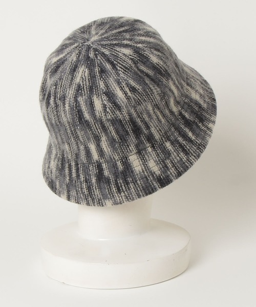 Sense of Grace（センスオブグレース）の「縮絨サーモニット　バケットハット（ハット・メンズ・グレー/アイボリー・FREE）」の8枚目の写真