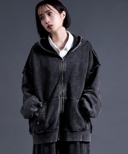 ヘビーウェイトアソートビックフーディ/SETUP対応（パーカー）｜Ellno