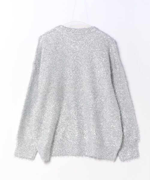 スタイルブロック STYLEBLOCK グリッターニットクルーネックプルオーバー （ブラック） セール】グリッターニットクルーネックプルオーバー（ニット
