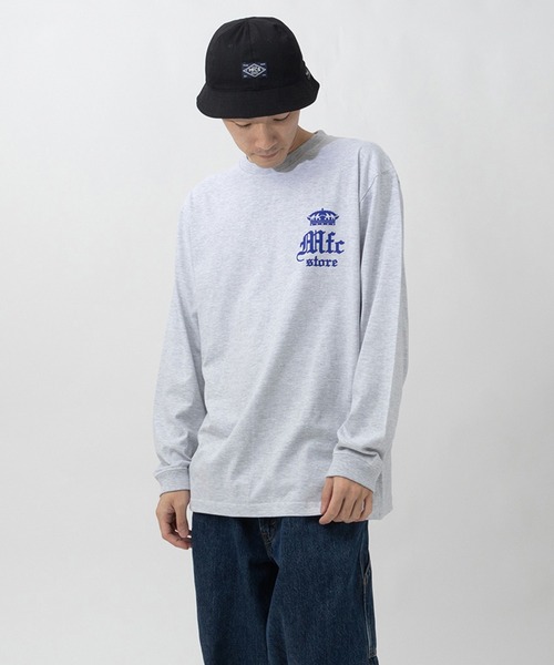 MFC STORE（エムエフシーストア）の「MFC STORE CRN LOGO L/S TEE（Tシャツ/カットソー・メンズ・アッシュ/ブラック/ホワイト・XL/L/S/M）」の3枚目の写真