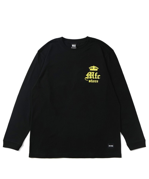 MFC STORE（エムエフシーストア）の「MFC STORE CRN LOGO L/S TEE（Tシャツ/カットソー・メンズ・アッシュ/ブラック/ホワイト・XL/L/S/M）」の2枚目の写真