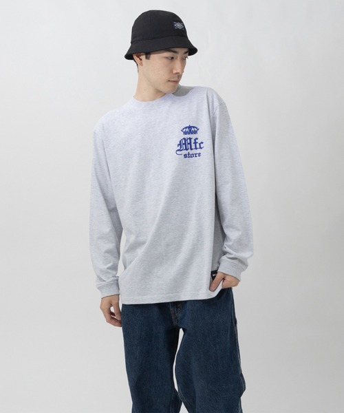 MFC STORE（エムエフシーストア）の「MFC STORE CRN LOGO L/S TEE（Tシャツ/カットソー・メンズ・アッシュ/ブラック/ホワイト・XL/L/S/M）」の6枚目の写真
