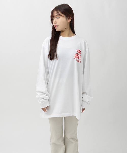 MFC STORE（エムエフシーストア）の「MFC STORE CRN LOGO L/S TEE（Tシャツ/カットソー・メンズ・アッシュ/ブラック/ホワイト・XL/L/S/M）」の21枚目の写真