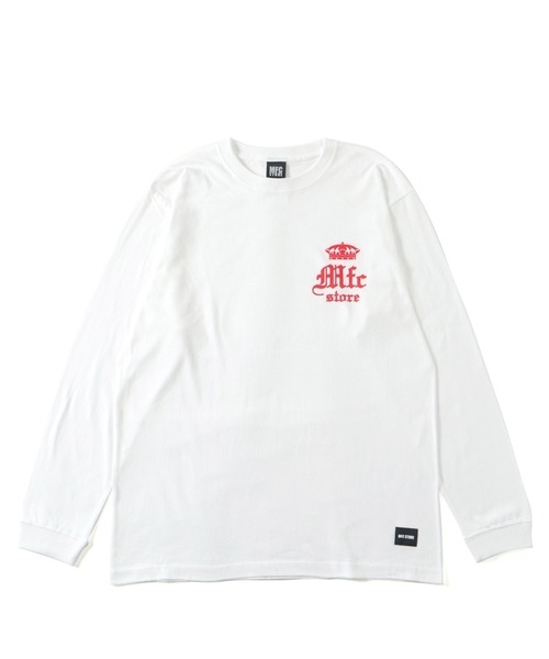MFC STORE（エムエフシーストア）の「MFC STORE CRN LOGO L/S TEE（Tシャツ/カットソー・メンズ・アッシュ/ブラック/ホワイト・XL/L/S/M）」の9枚目の写真
