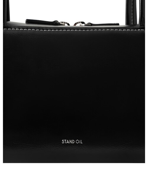 STANDOIL（スタンドオイル）の「STAND OIL（スタンドオイル）POST BAG（ショルダーバッグ・レディース・ライトイエロー系/ブラック/ブラウン系・00）」の6枚目の写真