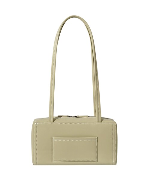 Stand oil ライトブルー ショルダーバッグ フロントポケット付き FRONT POCKET STUDS BAG フロントポケット スタッズ バッグ