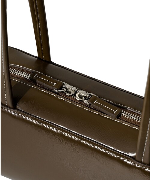 STANDOIL（スタンドオイル）の「STAND OIL（スタンドオイル）POST BAG（ショルダーバッグ・レディース・ライトイエロー系/ブラック/ブラウン系・00）」の20枚目の写真